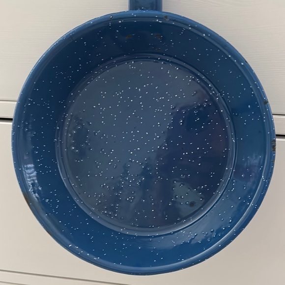 Blue Rooster Design Decorative Frying Pan - Picture 4 of 5